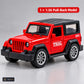 1:36 die-cast pull-back off-road model – red – Size / what is included
