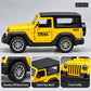1:36 die-cast pull-back off-road model – yellow – Details and close-ups