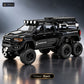 1:32 die-cast 6x6 off-road pickup truck model – black