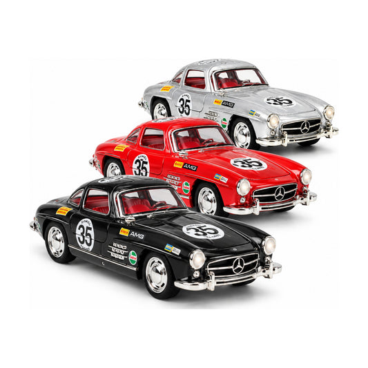 1:32 die-cast 300SL classic racing car model – all colours