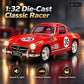 1:32 die-cast 300SL classic racing car model – features