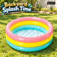 Intex Sunset Glow 3-Ring Baby Pool (Small) – features