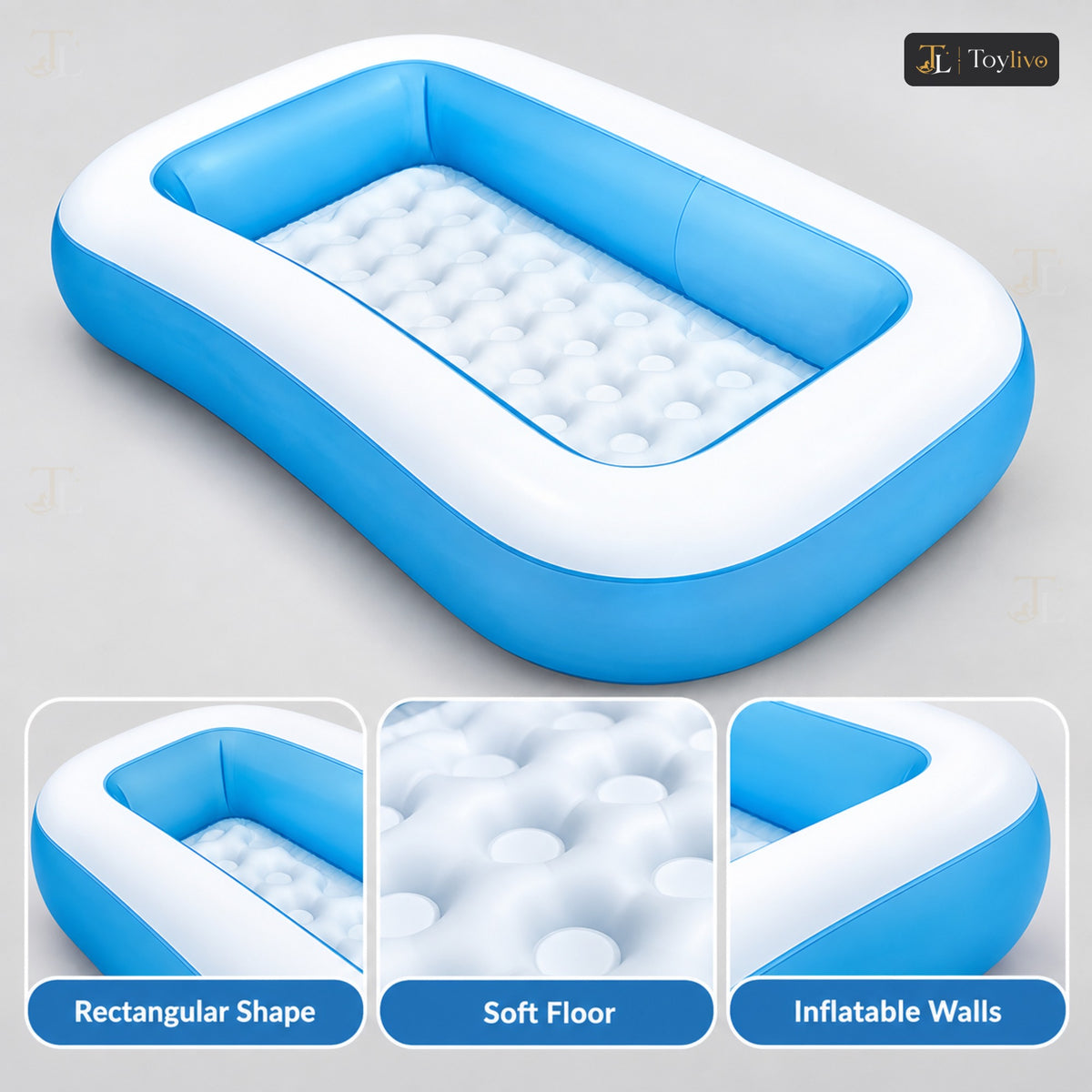 Intex Rectangular Baby Pool – features