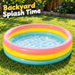 Intex Sunset Glow 3-Ring Baby Pool – features