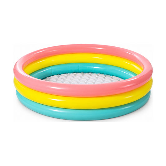 Intex Sunset Glow 3-Ring Baby Pool (Large) – all colours