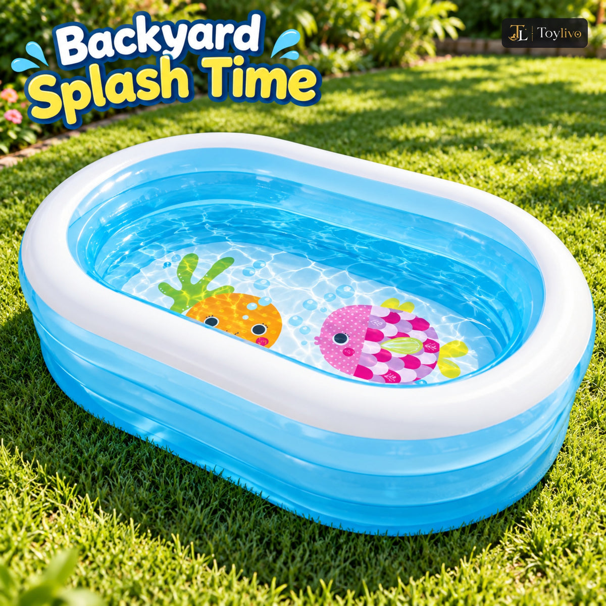 Intex Oval Whale Fun Pool – features