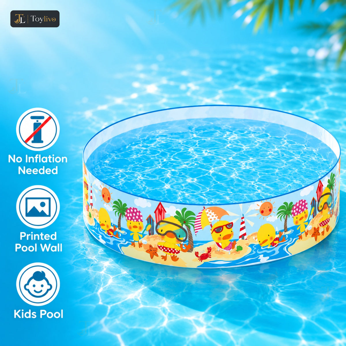 Intex Snapset Pool (No Inflation Needed) – features