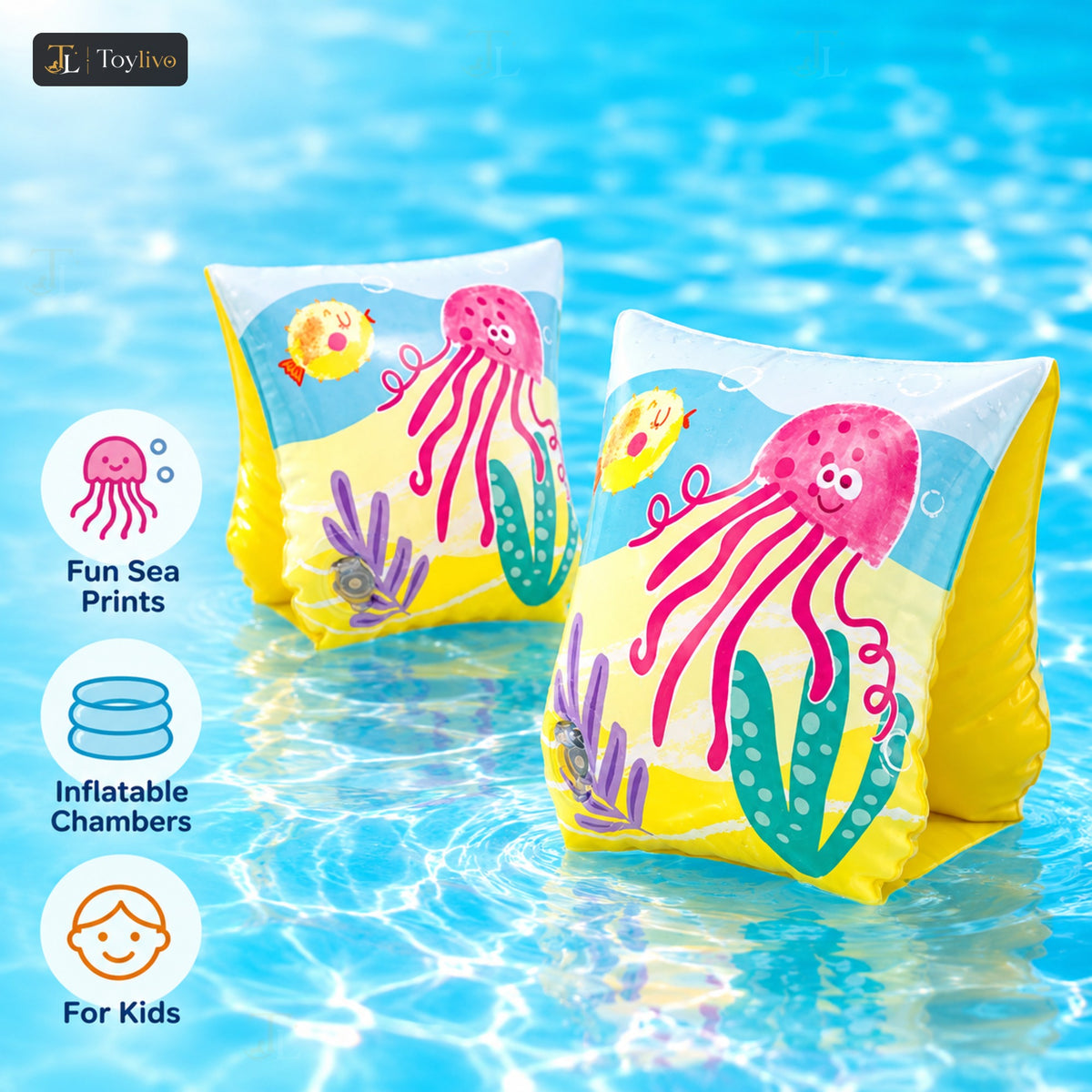 Intex Deluxe Arm Bands for Kids – features