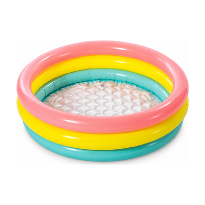 Intex Sunset Glow 3-Ring Baby Pool (Medium) – all colours
