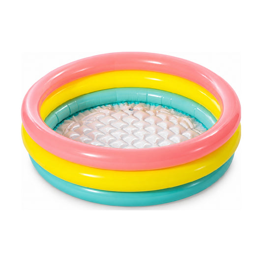 Intex Sunset Glow 3-Ring Baby Pool (Medium) – all colours