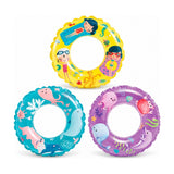 Intex Transparent Printed Swim Ring – all colours