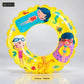 Intex Transparent Printed Swim Ring – yellow