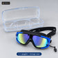 Wide View Mirror Swimming Goggles with Case – features