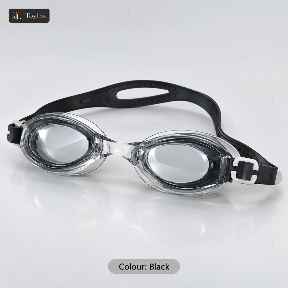 Kids Swimming Goggles with Case - Md-35 – black