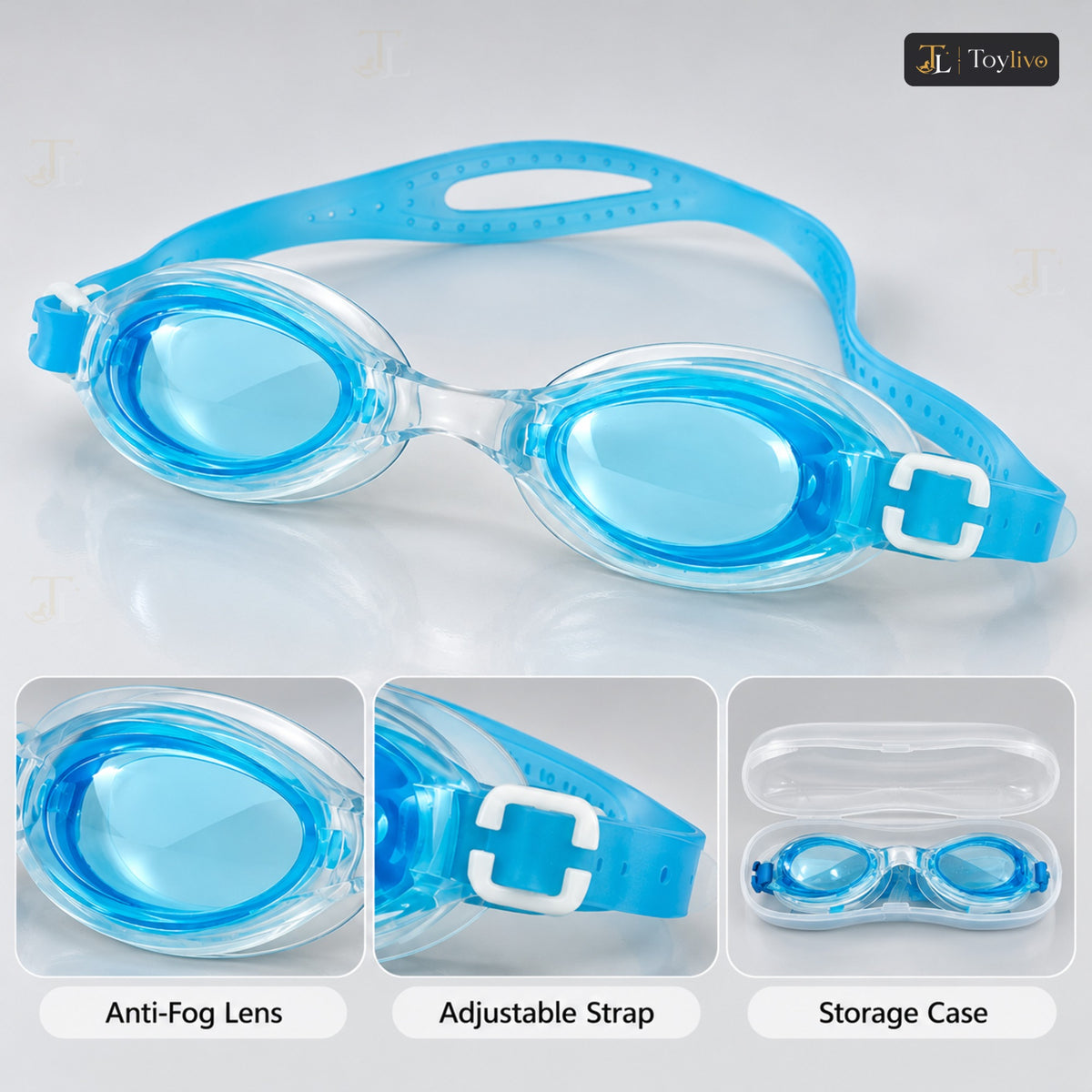 Kids Swimming Goggles with Case - Md-35 – features