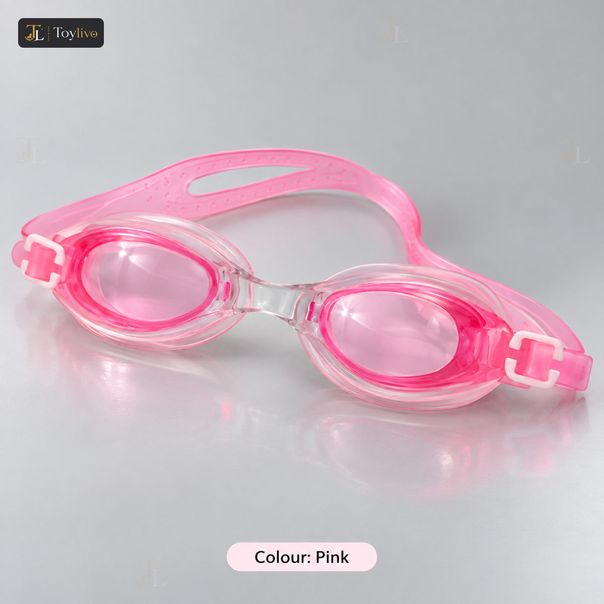 Kids Swimming Goggles with Case - Md-35 – pink