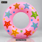 Printed Swimming Ring for Kids (70 cm) – pink stars