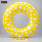 Printed Swimming Ring for Kids (80 cm) – yellow dots