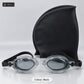 Silicone Swim Cap & Goggles Set – black