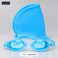 Silicone Swim Cap & Goggles Set – light blue