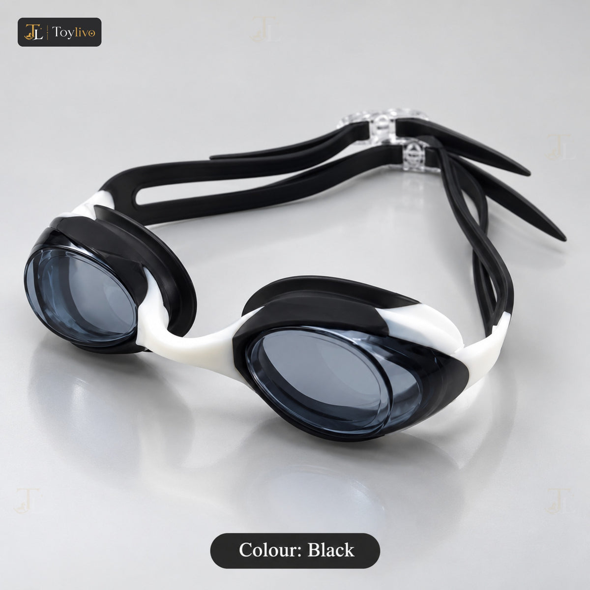 Kids Swimming Goggles with Case - Md1130 – black