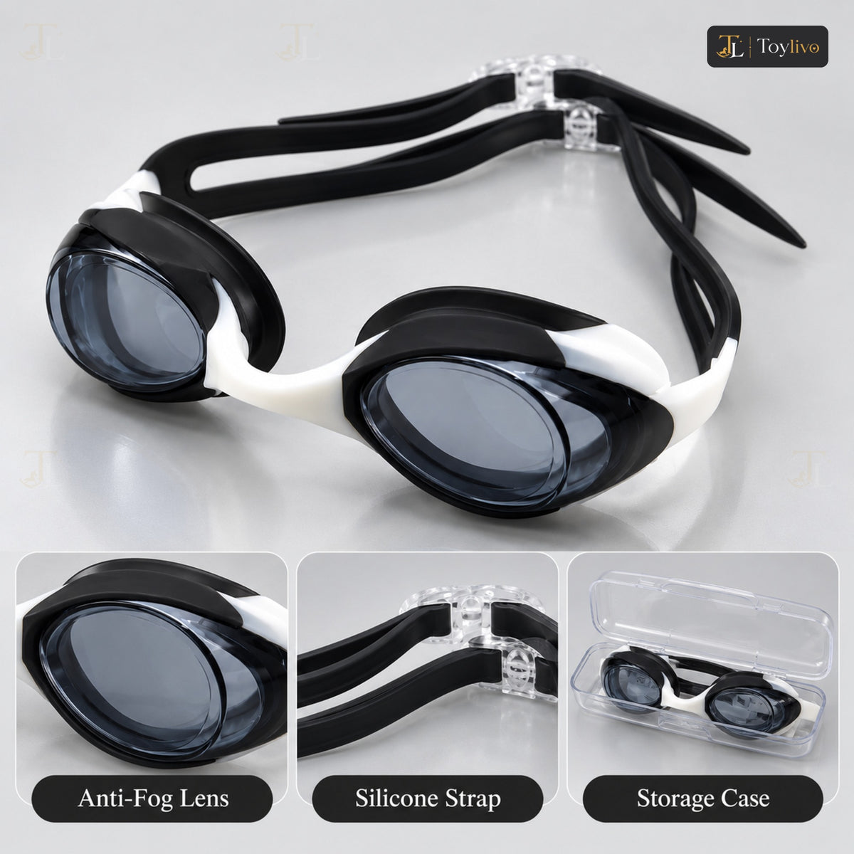 Kids Swimming Goggles with Case - Md1130 – features
