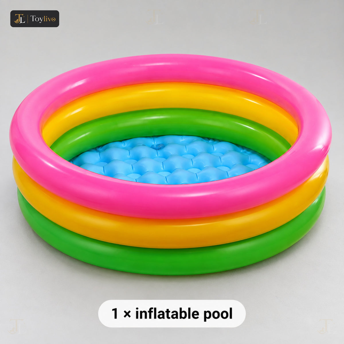 3-Ring Inflatable Baby Pool (60 cm) – features