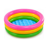 3-Ring Inflatable Baby Pool (90 cm) – all colours