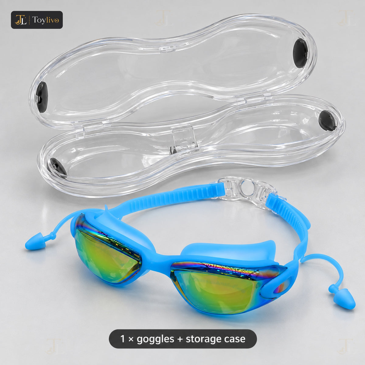Mirror Coated Swimming Goggles – features
