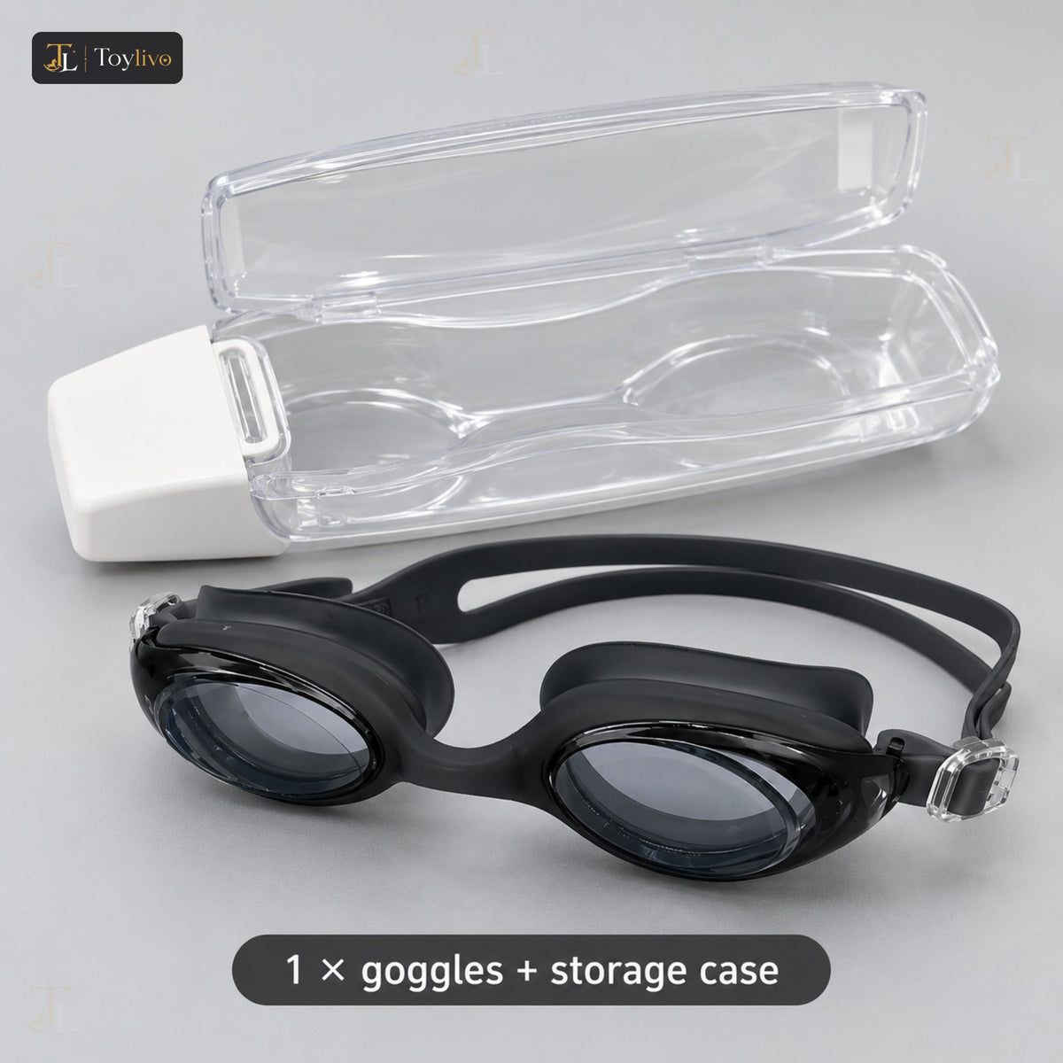 Anti-Fog Swimming Goggles with Case – features