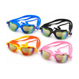 Mirror Coated Swimming Goggles with Hard Case – all colours