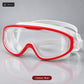 Anti-Fog UV Swimming Goggles with Wide View – red
