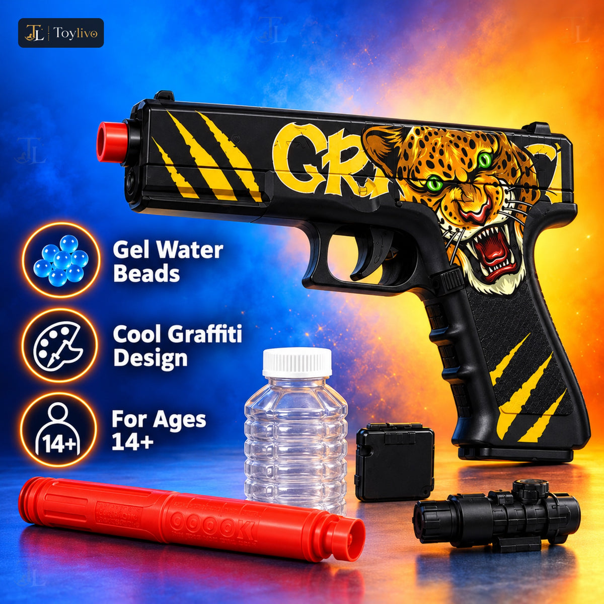 Fashion Action Gel Blaster Toy Pistol – features