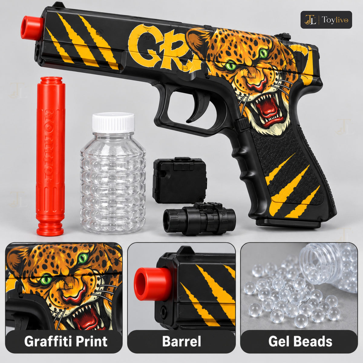 Fashion Action Gel Blaster Toy Pistol – features