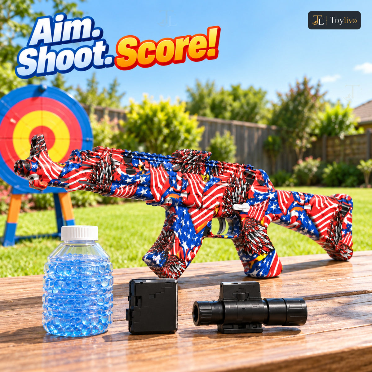 Fashion Action Gel Blaster Toy Gun (Electric) – features