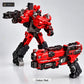 Gun Robot Transforming Shooting Toy – red