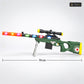 AWM Army Green Toy Sniper with Lights & Sound – features
