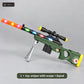 AWM Army Green Toy Sniper with Lights & Sound – features