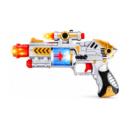 Space Toy Gun with Light & Sound – all colours