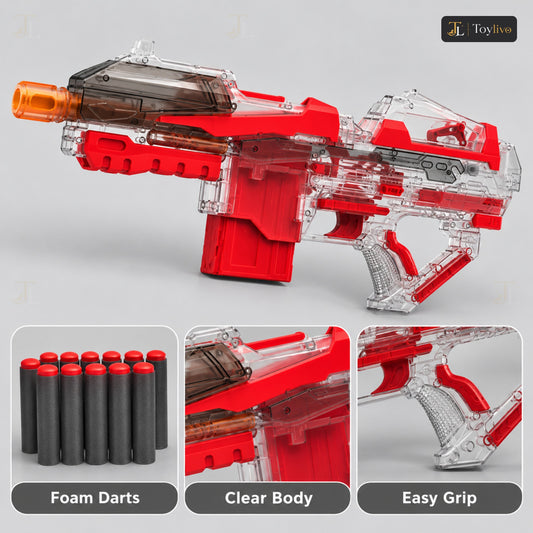 Soft Dart Blaster Toy Gun (10 Darts) – features