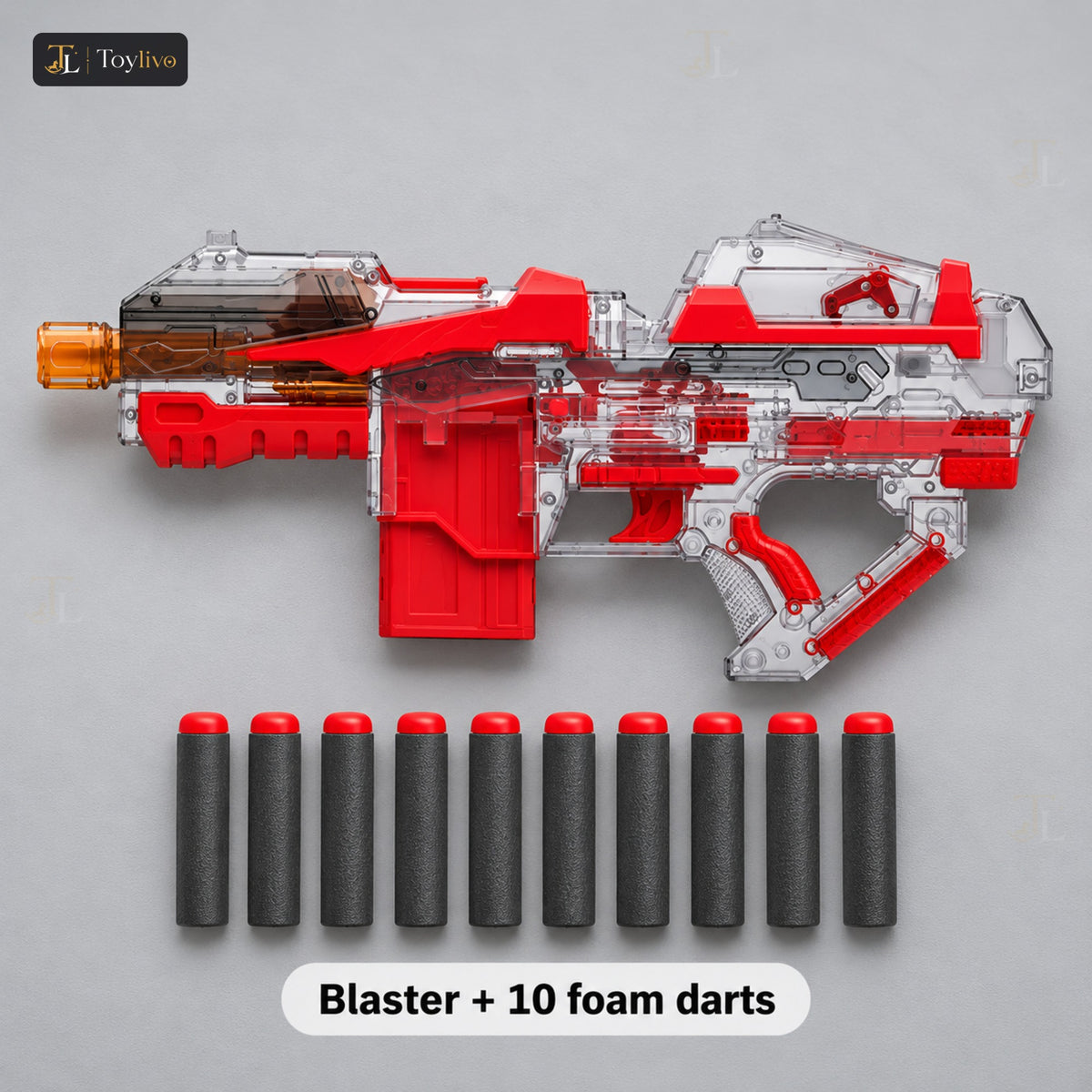 Soft Dart Blaster Toy Gun (10 Darts) – features