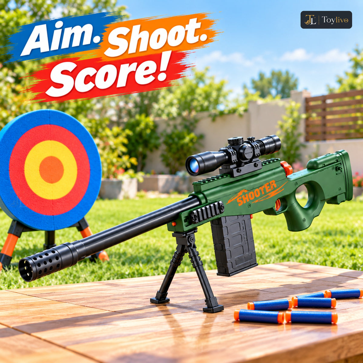AWM Soft Air Gun Sniper Toy (83 cm) - Lc32 – features