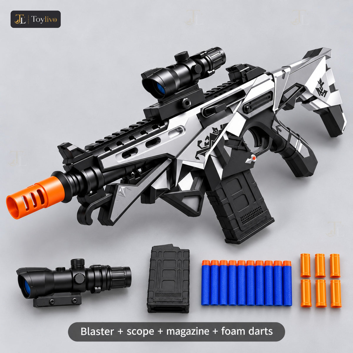 Electric Soft Bullet Gun with Scope (70 cm) – features