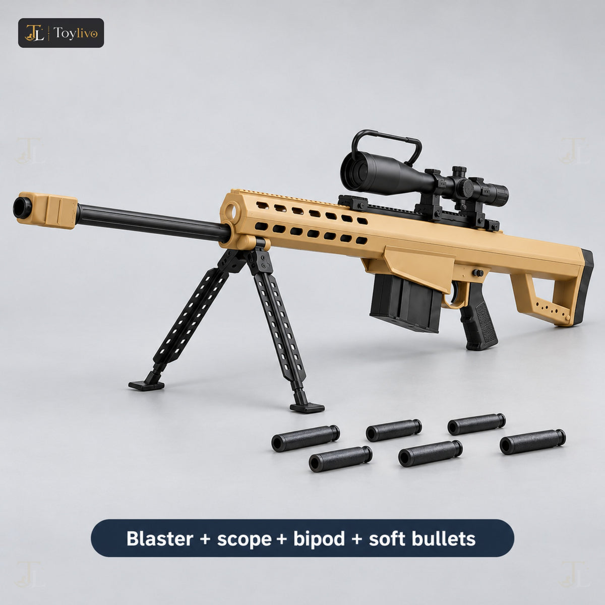 Barrett M82A1 Toy Sniper Shooting Game – all colours