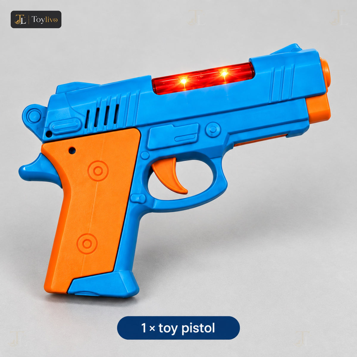 Toy Pistol Gun with Light & Sound – features