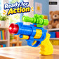 Sound & Light Mini Revolver Toy Gun – features