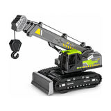 Friction Powered Crawler Crane Toy – grey green