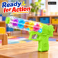 Electric Gear Light Pistol Toy Gun – features