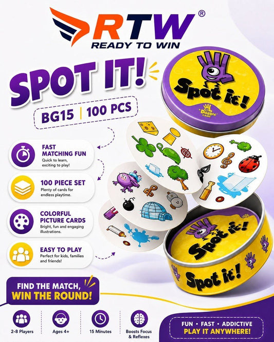 Spot It! Card Game (Tin Box)