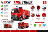 Fire Truck with Sound, Light & Water Spray